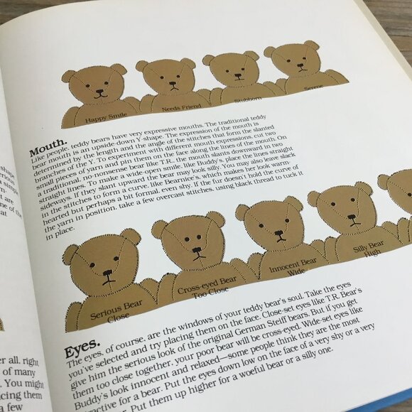 The Teddy Bear Book Hardcover By Marsha Evans Moore Patterns Recipes & Instructi - Picture 10 of 13
